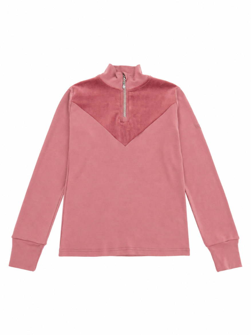 Bilde av WoolLand Sirdal girl top Burned Rose